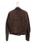 EMMETI (エンメティ) スウェードライダースジャケット ブラウン サイズ:42：35000円