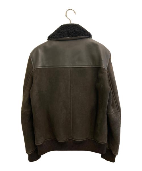 BALLY（バリー）BALLY (バリー) ムートンジャケット ブラウン サイズ:Mの古着・服飾アイテム