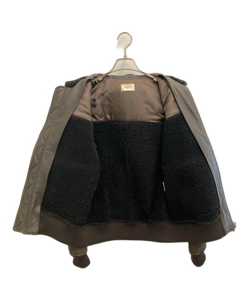 BALLY（バリー）BALLY (バリー) ムートンジャケット ブラウン サイズ:Mの古着・服飾アイテム