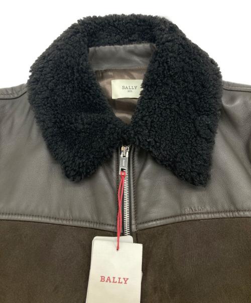 BALLY（バリー）BALLY (バリー) ムートンジャケット ブラウン サイズ:Mの古着・服飾アイテム