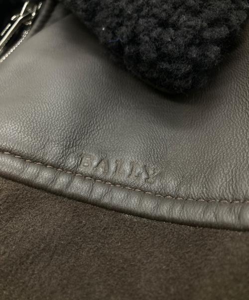 BALLY（バリー）BALLY (バリー) ムートンジャケット ブラウン サイズ:Mの古着・服飾アイテム