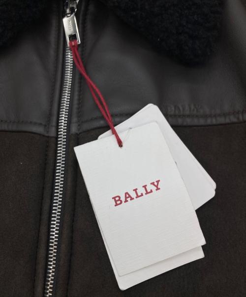 BALLY（バリー）BALLY (バリー) ムートンジャケット ブラウン サイズ:Mの古着・服飾アイテム