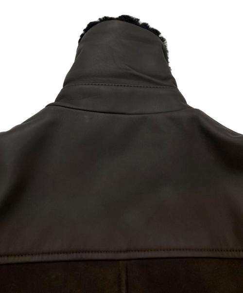 BALLY（バリー）BALLY (バリー) ムートンジャケット ブラウン サイズ:Mの古着・服飾アイテム