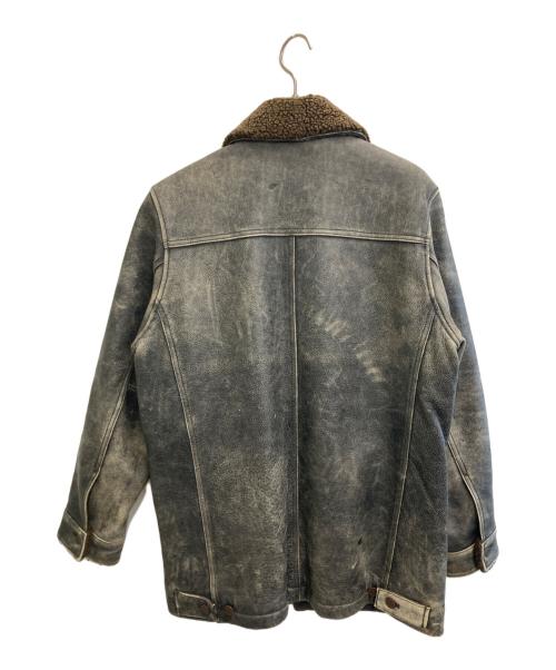 GAP（ギャップ）GAP (ギャップ) レザージャケット グレー サイズ:-の古着・服飾アイテム