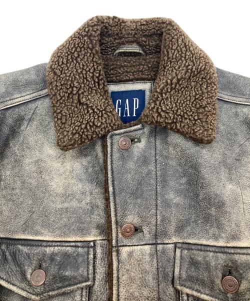 GAP（ギャップ）GAP (ギャップ) レザージャケット グレー サイズ:-の古着・服飾アイテム