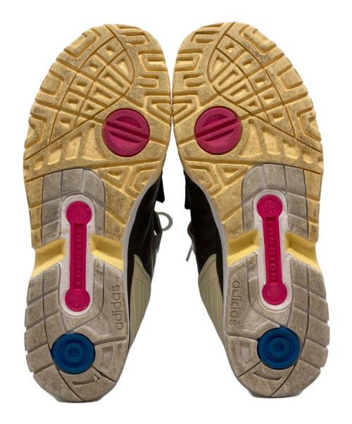 adidas（アディダス）adidas (アディダス) KID CUDI VADAWAM アイボリー×ブラウン サイズ:27の古着・服飾アイテム