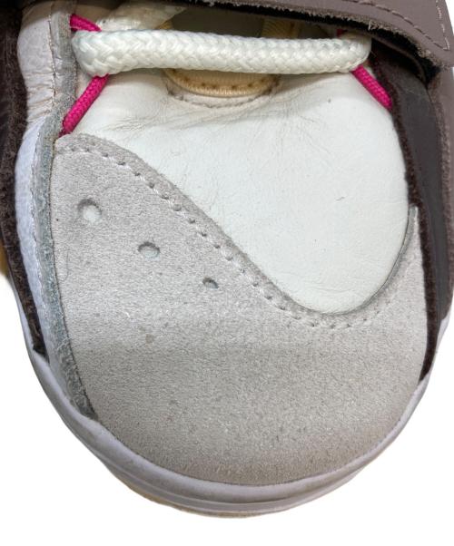 adidas（アディダス）adidas (アディダス) KID CUDI VADAWAM アイボリー×ブラウン サイズ:27の古着・服飾アイテム