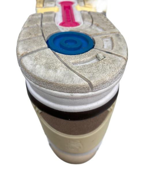 adidas（アディダス）adidas (アディダス) KID CUDI VADAWAM アイボリー×ブラウン サイズ:27の古着・服飾アイテム