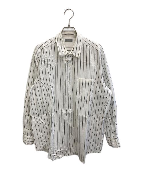 COMME des GARCONS HOMME（コムデギャルソン オム）COMME des GARCONS HOMME (コムデギャルソン オム) ストライプシャツ ホワイト×グレー サイズ:-の古着・服飾アイテム