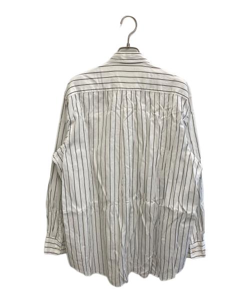 COMME des GARCONS HOMME（コムデギャルソン オム）COMME des GARCONS HOMME (コムデギャルソン オム) ストライプシャツ ホワイト×グレー サイズ:-の古着・服飾アイテム