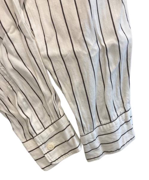 COMME des GARCONS HOMME（コムデギャルソン オム）COMME des GARCONS HOMME (コムデギャルソン オム) ストライプシャツ ホワイト×グレー サイズ:-の古着・服飾アイテム