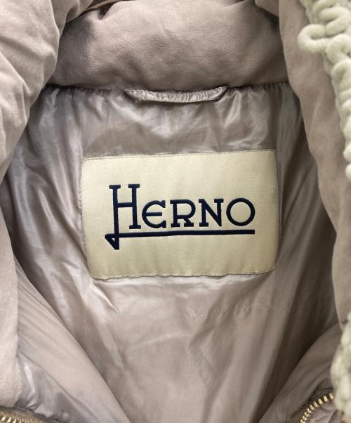 HERNO（ヘルノ）HERNO (ヘルノ) ダウンジャケット ベージュ サイズ:40の古着・服飾アイテム