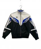 adidasアディダス）の古着「トラックジャケット」｜ホワイト×ブラック