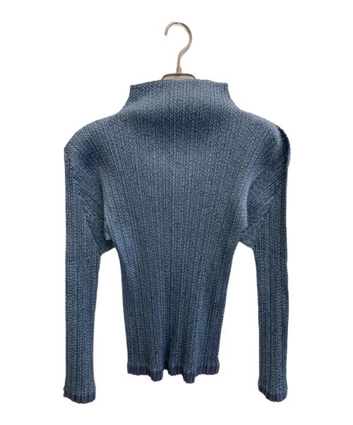 PLEATS PLEASE（プリーツプリーズ）PLEATS PLEASE (プリーツプリーズ) プリーツカットソー スカイブルー サイズ:3の古着・服飾アイテム