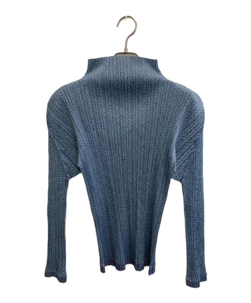 PLEATS PLEASE（プリーツプリーズ）PLEATS PLEASE (プリーツプリーズ) プリーツカットソー スカイブルー サイズ:3の古着・服飾アイテム