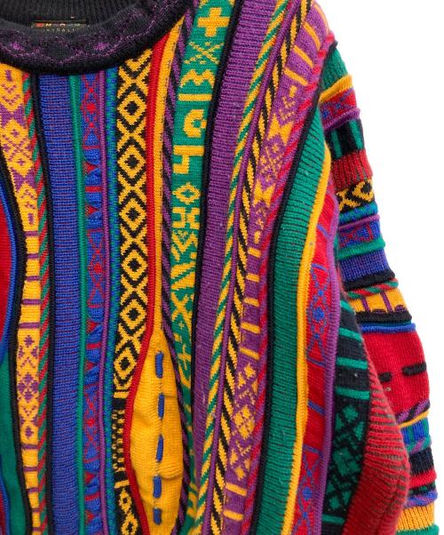 Emaroo（エマルー）EMAROO (エマルー) 古着3Dニット マルチカラー サイズ:16の古着・服飾アイテム