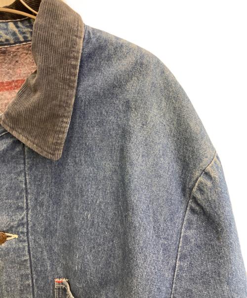 BIG BEN（ビックベン）BIG BEN (ビックベン) ブランケット裏地カバーオール ブルー サイズ:-の古着・服飾アイテム