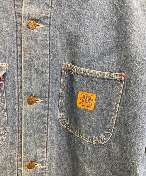 BIG BEN（ビックベン）BIG BEN (ビックベン) ブランケット裏地カバーオール ブルー サイズ:-の古着・服飾アイテム