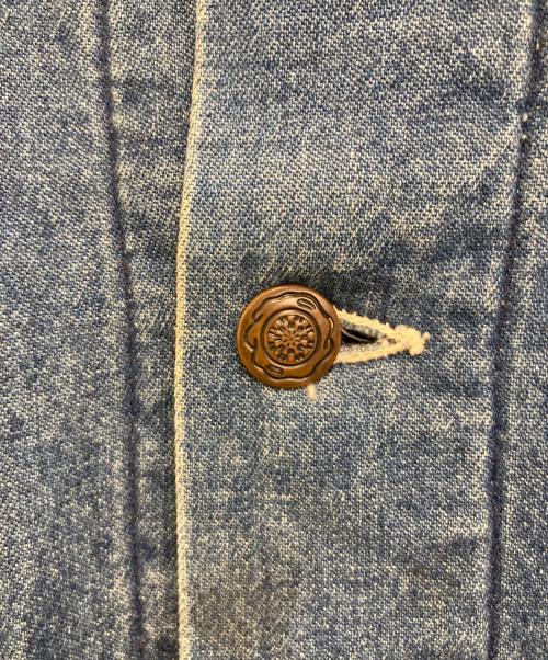 BIG BEN（ビックベン）BIG BEN (ビックベン) ブランケット裏地カバーオール ブルー サイズ:-の古着・服飾アイテム