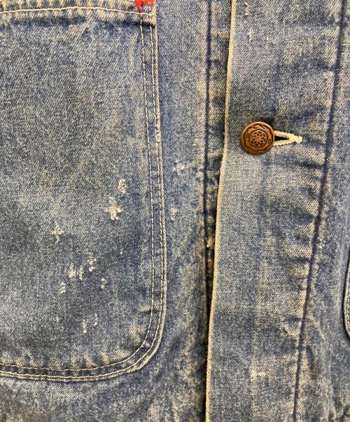 BIG BEN（ビックベン）BIG BEN (ビックベン) ブランケット裏地カバーオール ブルー サイズ:-の古着・服飾アイテム