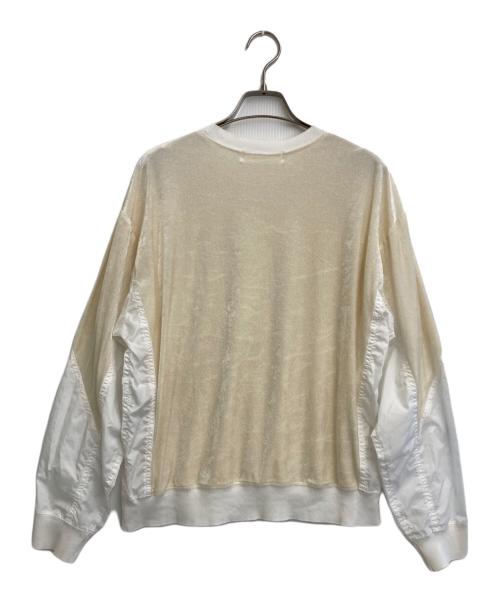 TOGA PULLA（トーガ プルラ）TOGA PULLA (トーガ プルラ) ベロアジャージートップ ホワイト サイズ:36の古着・服飾アイテム