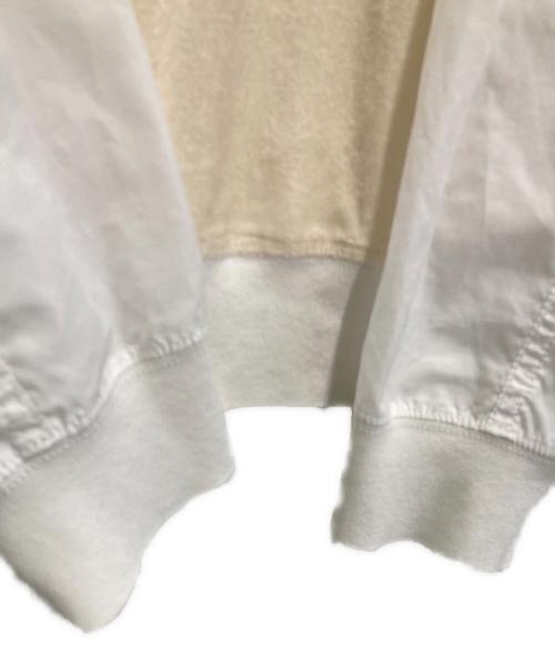 TOGA PULLA（トーガ プルラ）TOGA PULLA (トーガ プルラ) ベロアジャージートップ ホワイト サイズ:36の古着・服飾アイテム