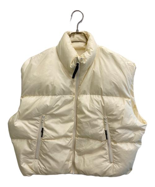 BEAUTY&YOUTH（ビューティーアンドユース）BEAUTY&YOUTH (ビューティーアンドユース) JANE SMITH (ジェーンスミス) WILD THINGS (ワイルドシングス) ダウンベスト アイボリー サイズ:freeの古着・服飾アイテム