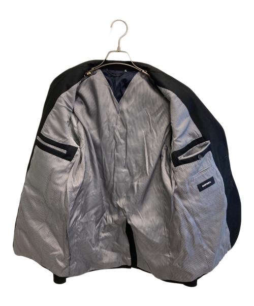 DIESEL（ディーゼル）DIESEL (ディーゼル) 切替テーラードジャケット ブラック サイズ:50の古着・服飾アイテム