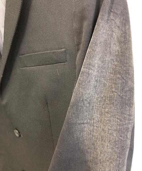 DIESEL（ディーゼル）DIESEL (ディーゼル) 切替テーラードジャケット ブラック サイズ:50の古着・服飾アイテム