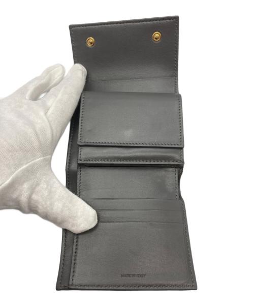 CELINE（セリーヌ）CELINE (セリーヌ) Small Folded Compact Wallet グレー サイズ:-の古着・服飾アイテム