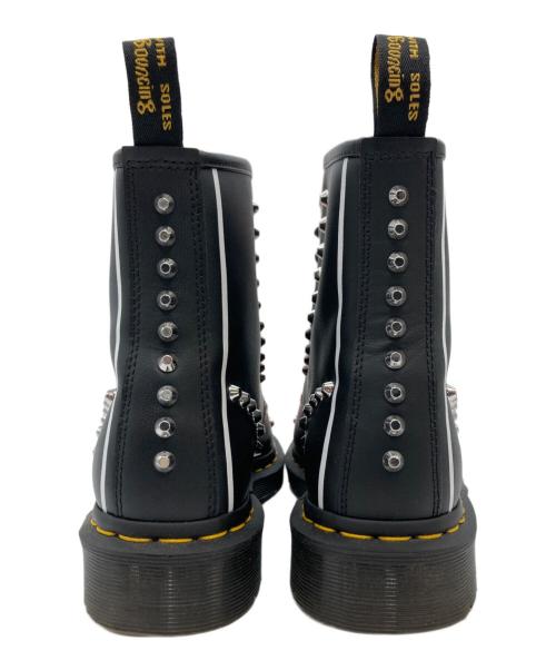 Dr.Martens（ドクターマーチン）Dr.Martens (ドクターマーチン) 8ホールブーツ ブラック×レッド サイズ:38の古着・服飾アイテム