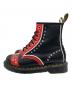 Dr.Martens (ドクターマーチン) 8ホールブーツ ブラック×レッド サイズ:38：12000円