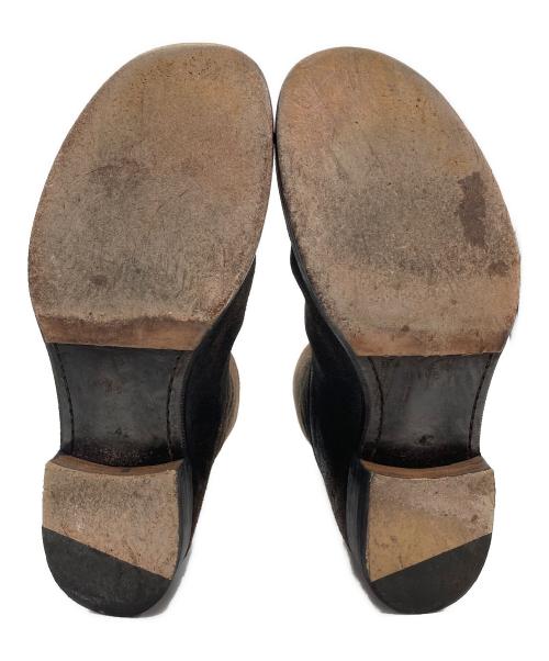 wjk（ダブルジェイケー）wjk (ダブルジェイケー) ジップアップブーツ ブラウン サイズ:42の古着・服飾アイテム