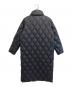 TAION (タイオン) NOLLEY'S (ノーリーズ) ロング丈キルトダウンコート ブラック サイズ:-：7000円
