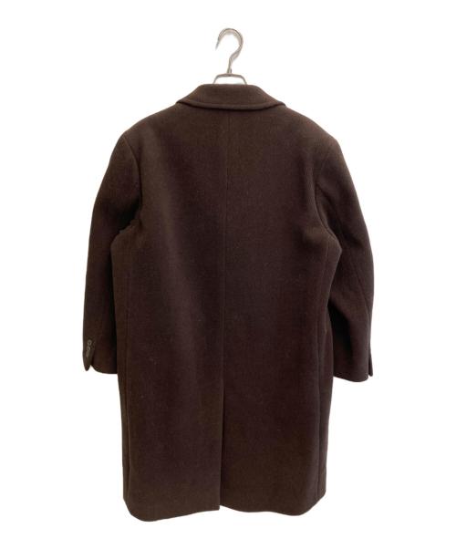 PAUL SMITH（ポールスミス）PAUL SMITH (ポールスミス) ウールチェスターコート ブラウン サイズ:Mの古着・服飾アイテム