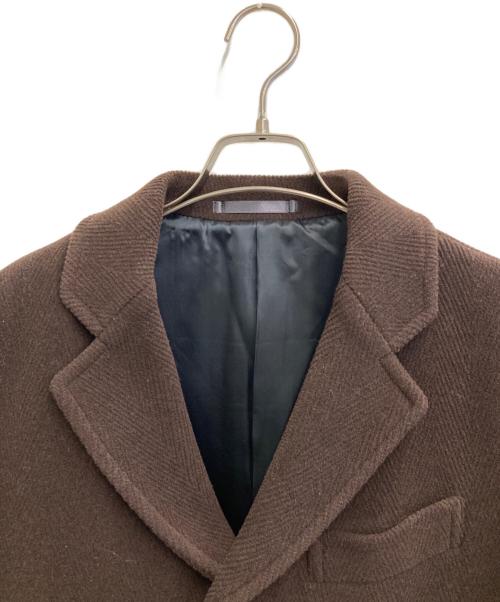 PAUL SMITH（ポールスミス）PAUL SMITH (ポールスミス) ウールチェスターコート ブラウン サイズ:Mの古着・服飾アイテム