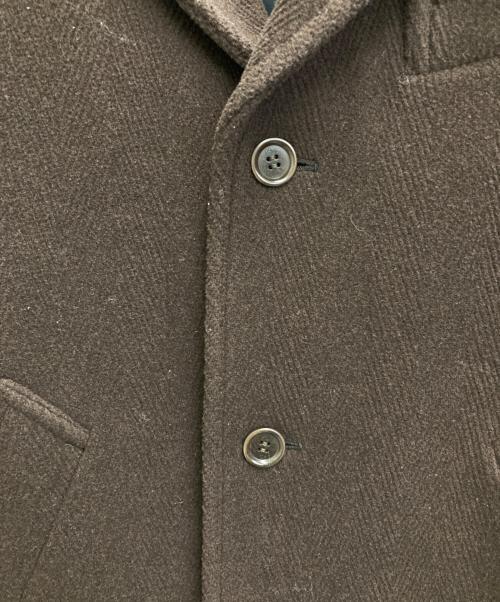 PAUL SMITH（ポールスミス）PAUL SMITH (ポールスミス) ウールチェスターコート ブラウン サイズ:Mの古着・服飾アイテム