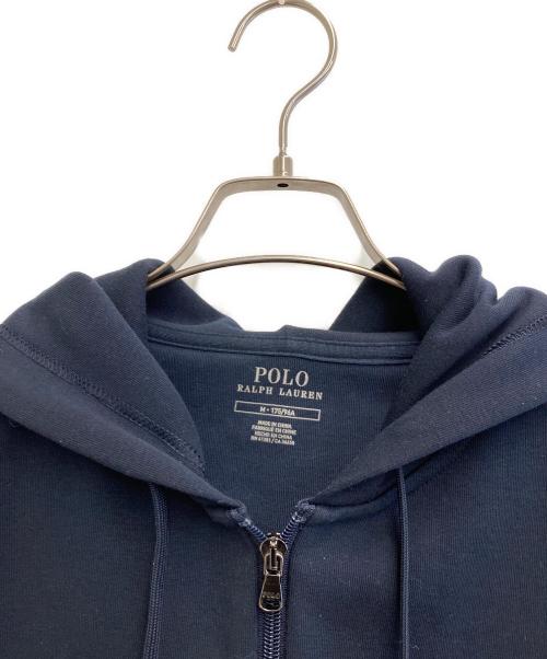 POLO RALPH LAUREN（ポロ・ラルフローレン）POLO RALPH LAUREN (ポロ・ラルフローレン) ジップパーカー ネイビー サイズ:Mの古着・服飾アイテム