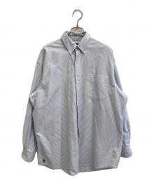 POLO RALPH LAUREN（ポロ・ラルフローレン）の古着「OX BD THE BIG SHIRT」｜ホワイト×スカイブルー