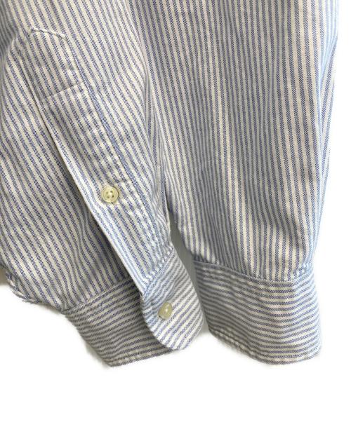 POLO RALPH LAUREN（ポロ・ラルフローレン）POLO RALPH LAUREN (ポロ・ラルフローレン) OX BD THE BIG SHIRT ホワイト×スカイブルー サイズ:Mの古着・服飾アイテム