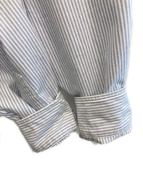 POLO RALPH LAUREN（ポロ・ラルフローレン）POLO RALPH LAUREN (ポロ・ラルフローレン) OX BD THE BIG SHIRT ホワイト×スカイブルー サイズ:Mの古着・服飾アイテム