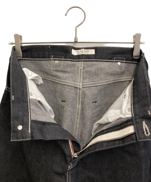 beautiful people（ビューティフルピープル）beautiful people (ビューティフルピープル) Selvedge denim THE/a oldies fit ブラック サイズ:36の古着・服飾アイテム
