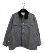 beautiful peopleビューティフルピープル）の古着「ダブルエンドポストワークツイルブルゾン」｜グレー