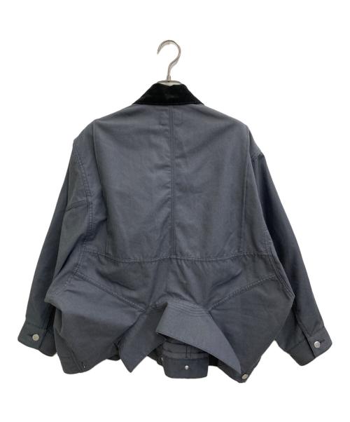 beautiful people（ビューティフルピープル）beautiful people (ビューティフルピープル) ダブルエンドポストワークツイルブルゾン グレー サイズ:36の古着・服飾アイテム