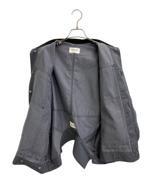 beautiful people（ビューティフルピープル）beautiful people (ビューティフルピープル) ダブルエンドポストワークツイルブルゾン グレー サイズ:36の古着・服飾アイテム
