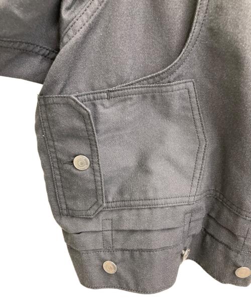 beautiful people（ビューティフルピープル）beautiful people (ビューティフルピープル) ダブルエンドポストワークツイルブルゾン グレー サイズ:36の古着・服飾アイテム