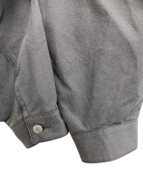 beautiful people（ビューティフルピープル）beautiful people (ビューティフルピープル) ダブルエンドポストワークツイルブルゾン グレー サイズ:36の古着・服飾アイテム