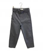 beautiful peopleビューティフルピープル）の古着「ポストワークツイルベルトパンツ」｜グレー