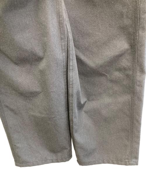 beautiful people（ビューティフルピープル）beautiful people (ビューティフルピープル) ポストワークツイルベルトパンツ グレー サイズ:36の古着・服飾アイテム