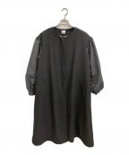 maison echelleメゾンエシェル）の古着「パフスリーブ中綿コート」｜グレー